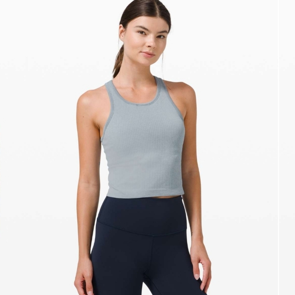 Lululemon Ebb To Street Racerback Crop Tank